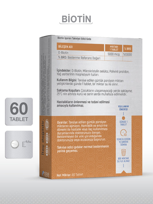 BİOTİN 60 TABLET