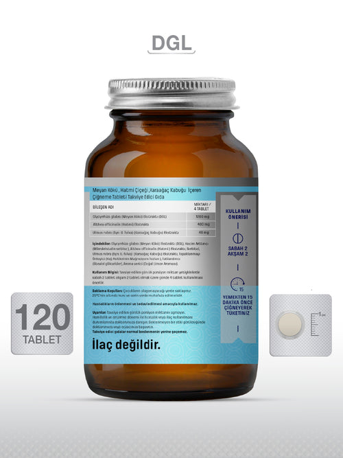 GOODDAY DGL 120 TABLET (ÇİĞNEME TABLET)