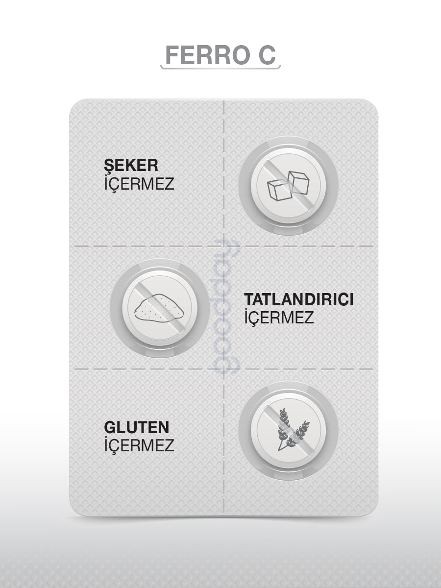 GOODDAY FERRO' C 60 KAPSÜL TAKVİYE EDİCİ GIDA