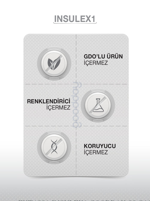 GOODDAY INSULEX1 30 SAŞE TAKVİYE EDİCİ GIDA