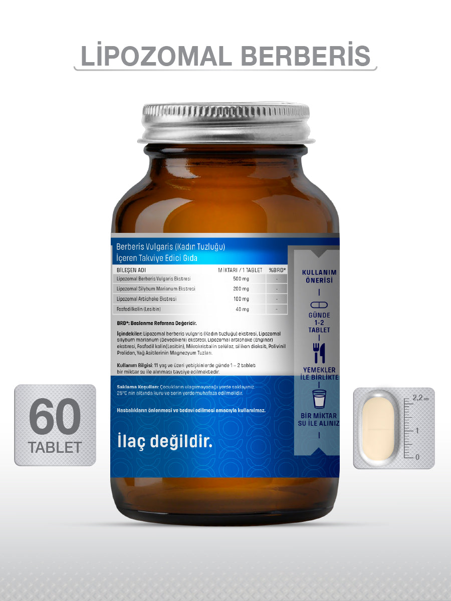 Lipozomal Berberis 60 Tablet