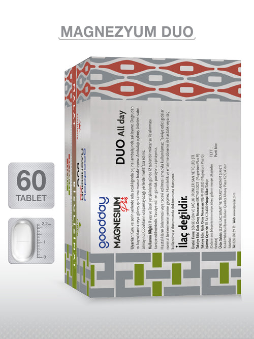MAGNESIUM PLUS DUO 60 TABLET