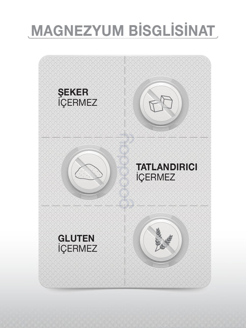 GOODDAY MAGNESIUM PLUS G (Mg. BİSGLİSİNAT) & P5P 30 SAŞE