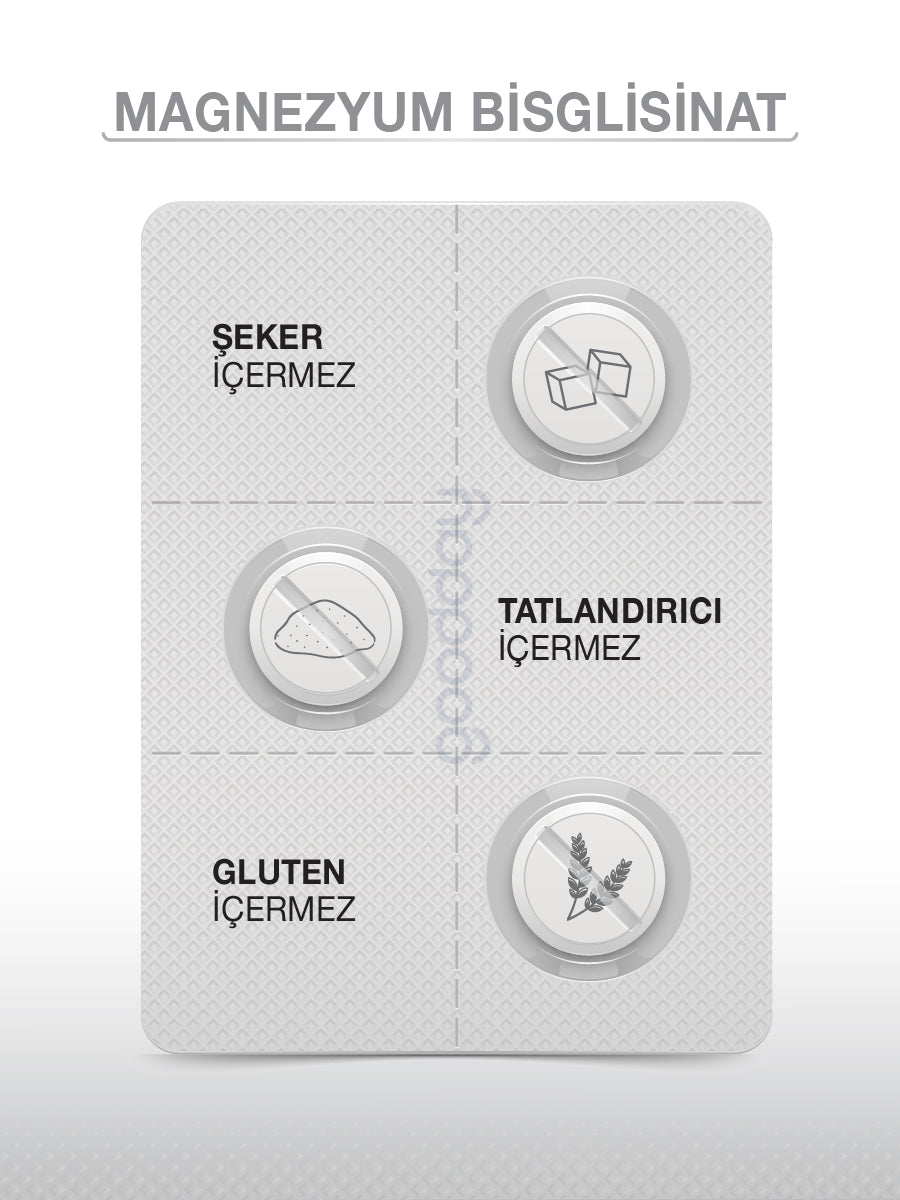 GOODDAY MAGNESIUM PLUS G (Mg. BİSGLİSİNAT) & P5P 30 TABLET