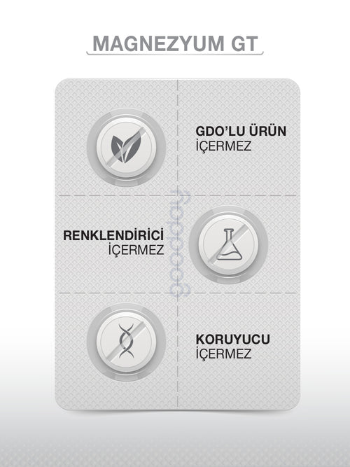 MAGNESIUM PLUS MAG GT (Mg BİSGLİSİNAT - L-TREONAT) & P5P 30 TABLET