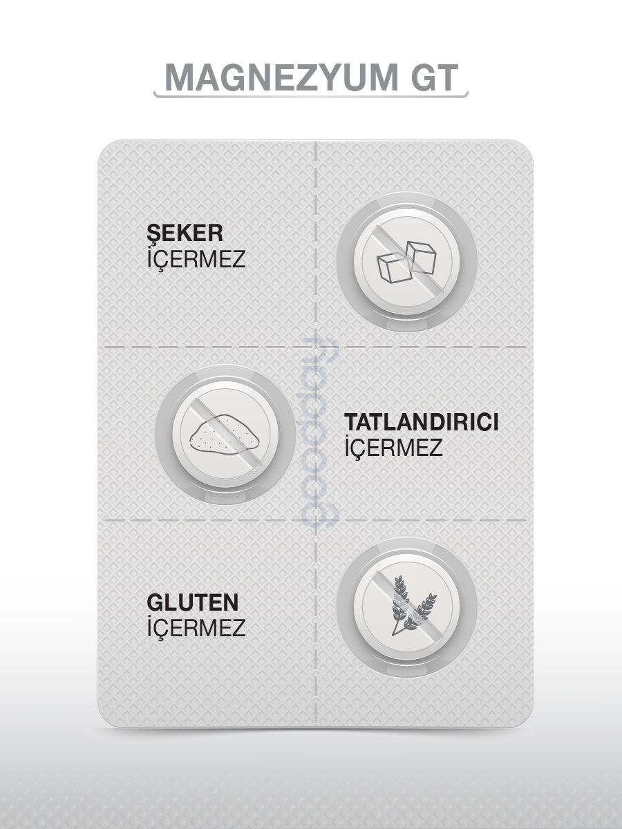 MAGNESIUM PLUS MAG GT (Mg BİSGLİSİNAT - L-TREONAT) & P5P 30 TABLET