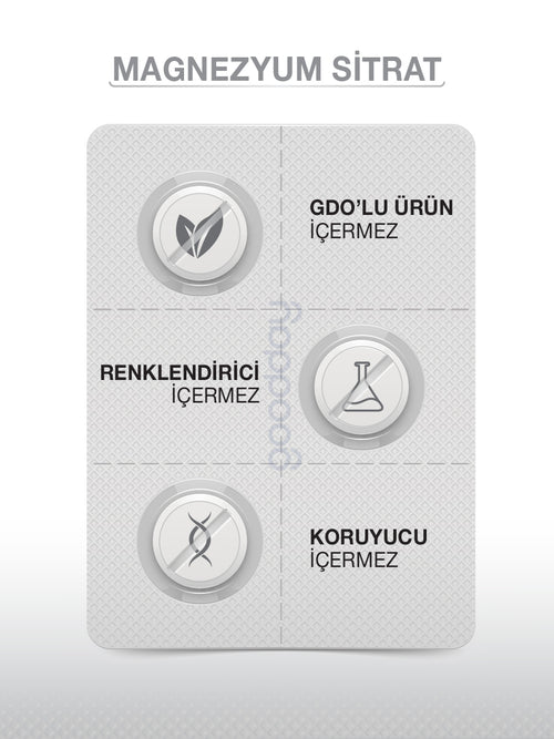 GOODDAY MAGNESIUM PLUS S (Mg. SİTRAT) & P5P 30 Saşe