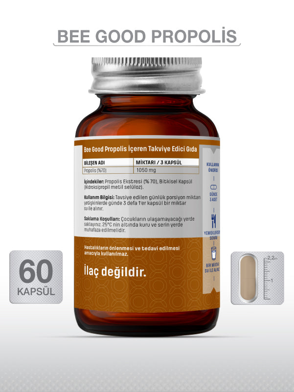 BEEGOOD PROPOLIS 60 KAPSÜL