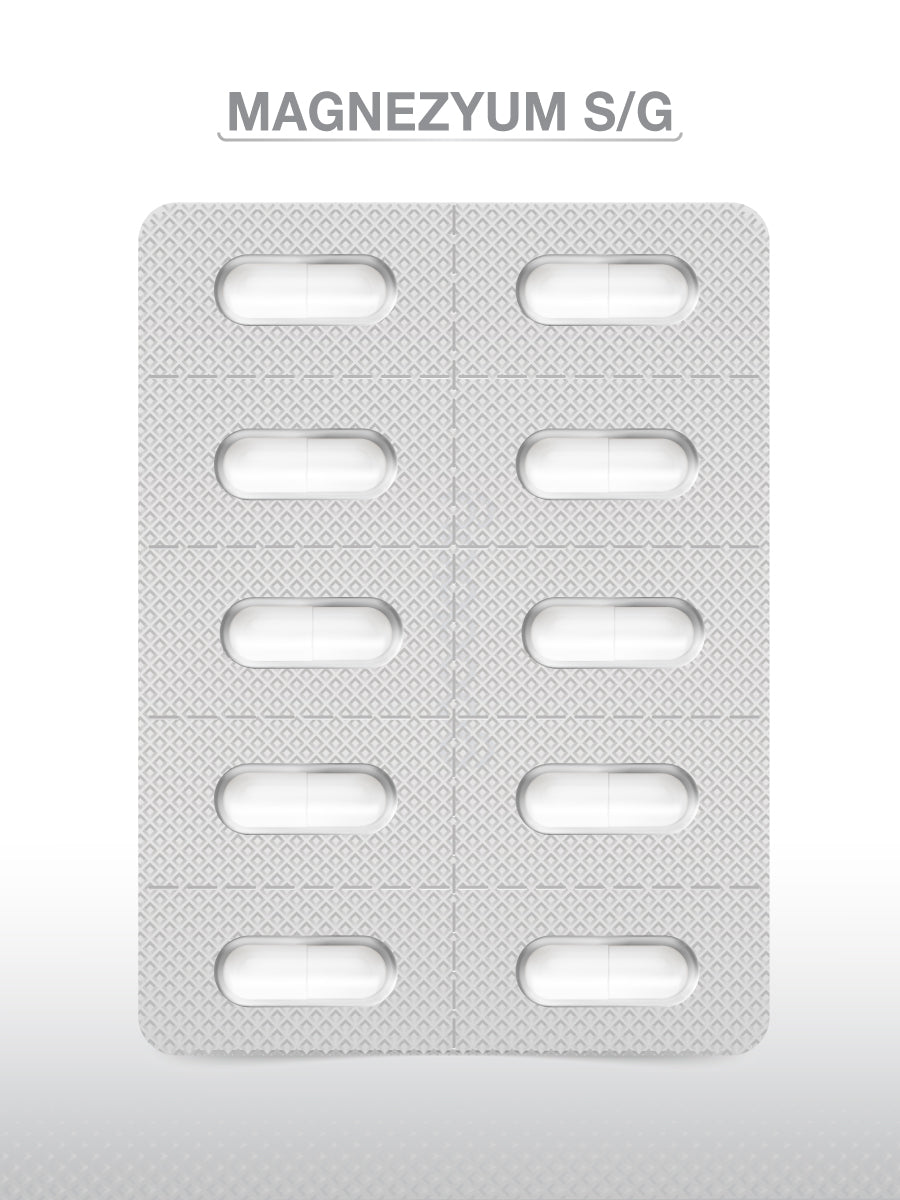 MAGNESIUM PLUS S/G (BİSGLİSİNAT SİTRAT & P5P)60 KAPSÜL