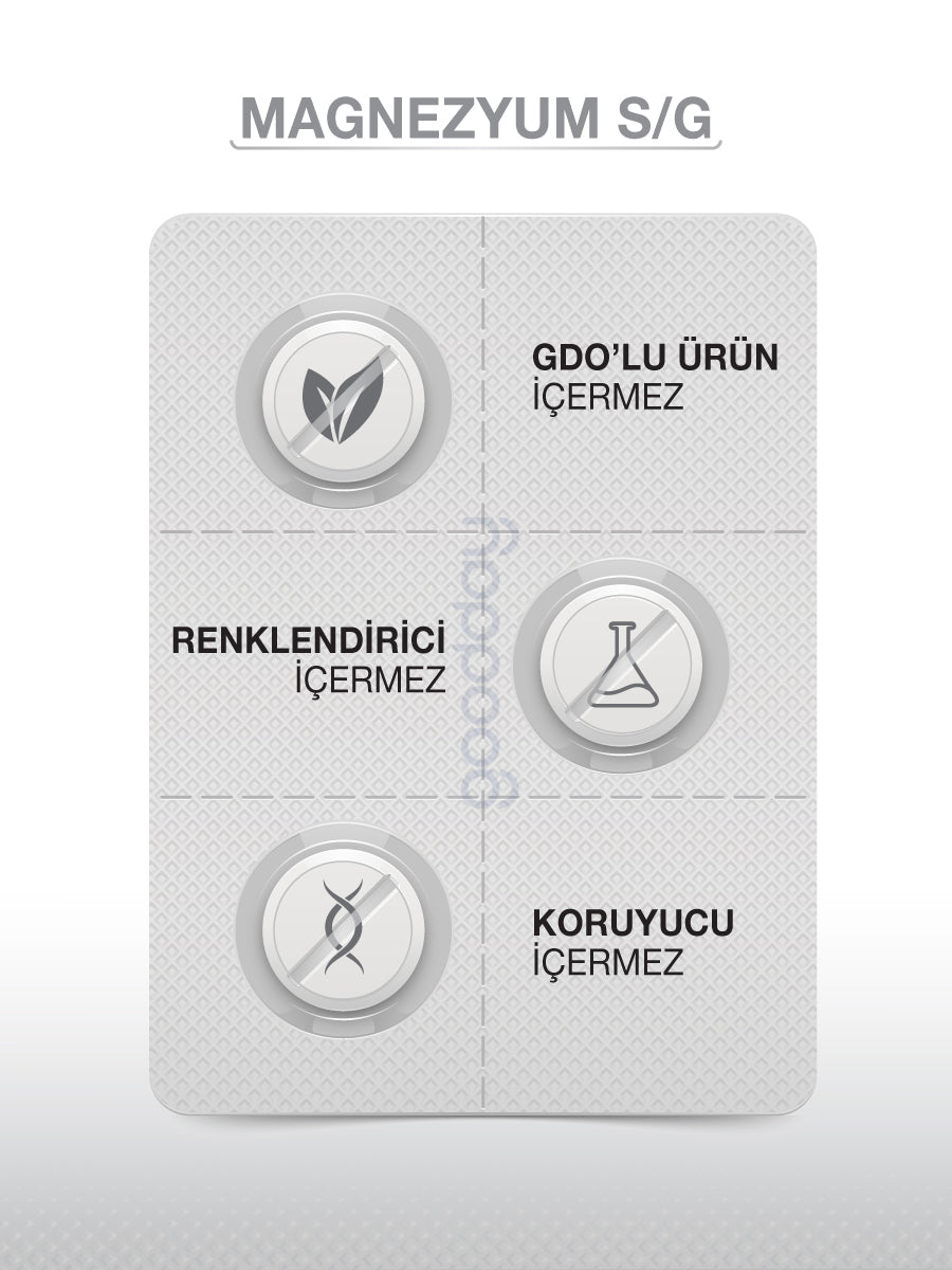 MAGNESIUM PLUS S/G (BİSGLİSİNAT SİTRAT & P5P)60 KAPSÜL