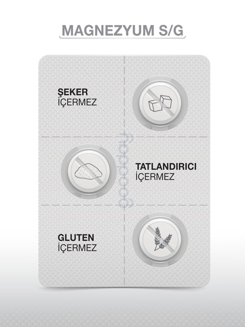 MAGNESIUM PLUS S/G (BİSGLİSİNAT SİTRAT & P5P)60 KAPSÜL