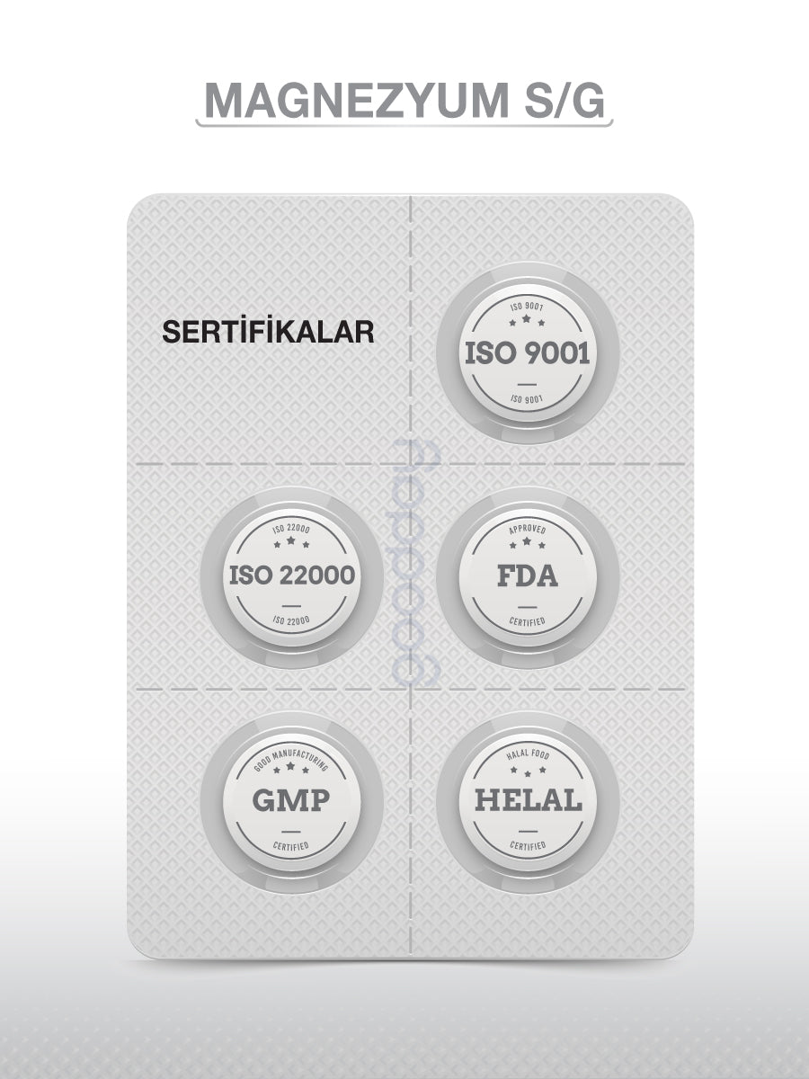 MAGNESIUM PLUS S/G (BİSGLİSİNAT SİTRAT & P5P)60 KAPSÜL